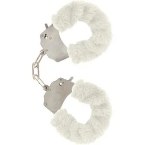 Furry Fun Cuffs Bondage Weiss von Toyjoy kaufen | Fesselliebe