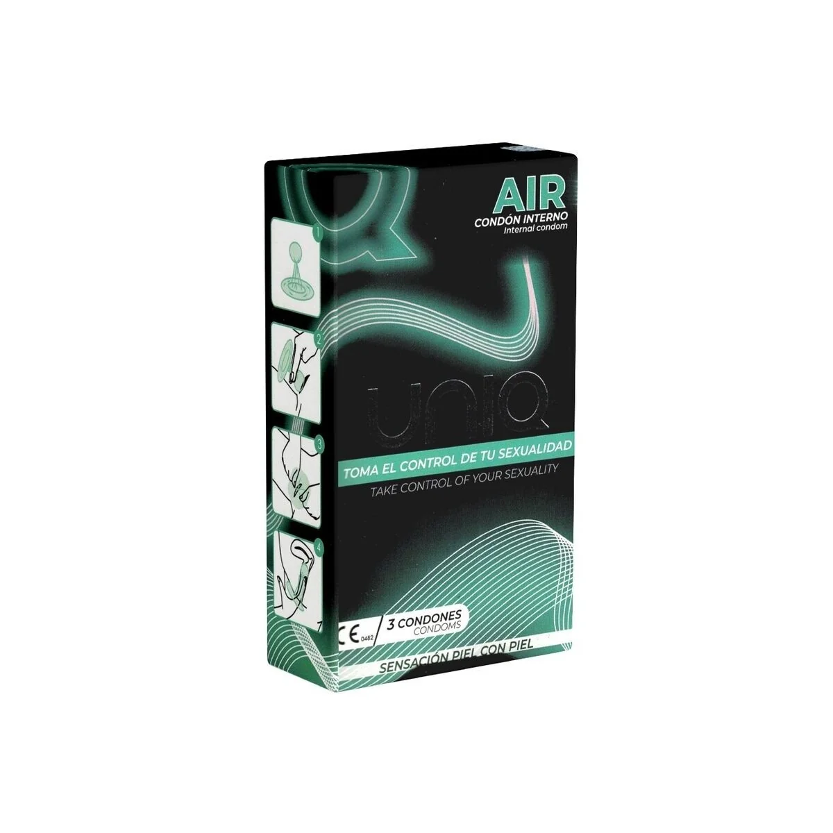 Air Latexfreies Weibliches Kondom 3 Stück von Uniq kaufen | Fesselliebe