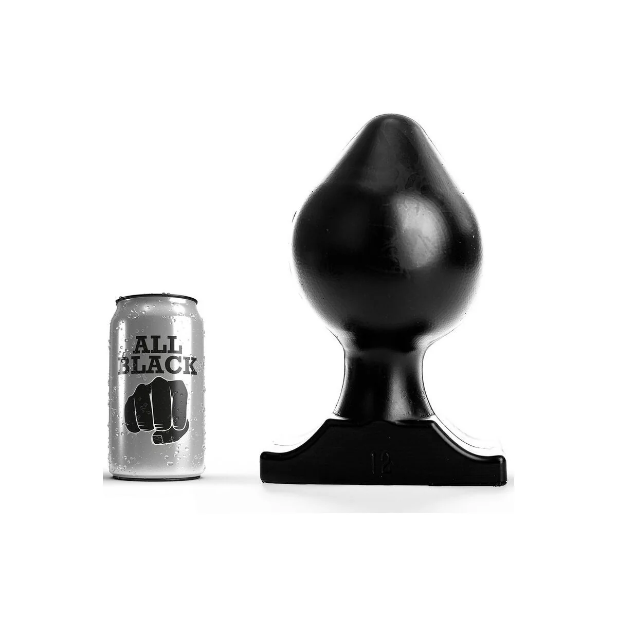 Stecker 22,5 cm 12 Zoll von All Black kaufen | Fesselliebe