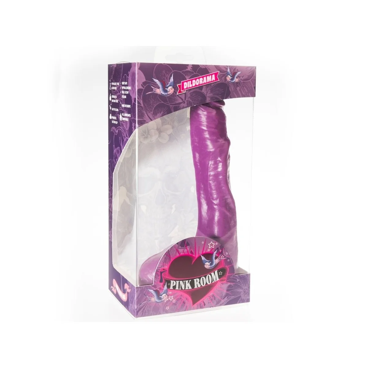 Nilo realistischer Dildo Lila 23 cm von Pink Room kaufen | Fesselliebe