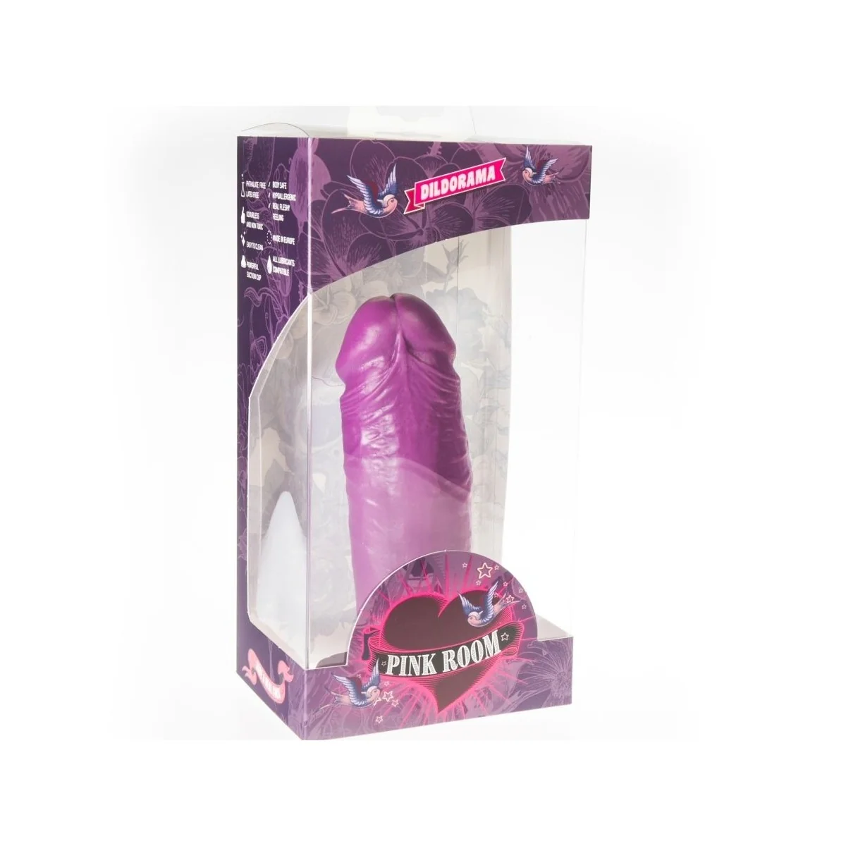 Dael realistischer Dildo Lila 18,5 cm von Pink Room kaufen | Fesselliebe