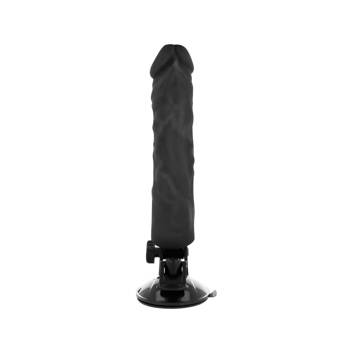Realistischer Vibrator mit Fernbedienung Schwarz 21 cm -O- 4 cm von Basecock kaufen | Fesselliebe