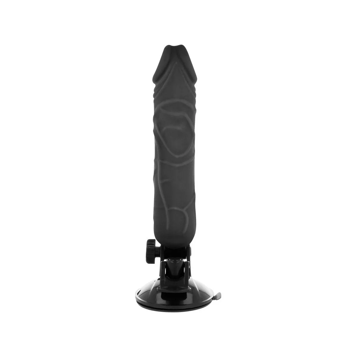 Realistischer Vibrator mit Fernbedienung Schwarz 20 cm -O- 4 cm von Basecock kaufen | Fesselliebe