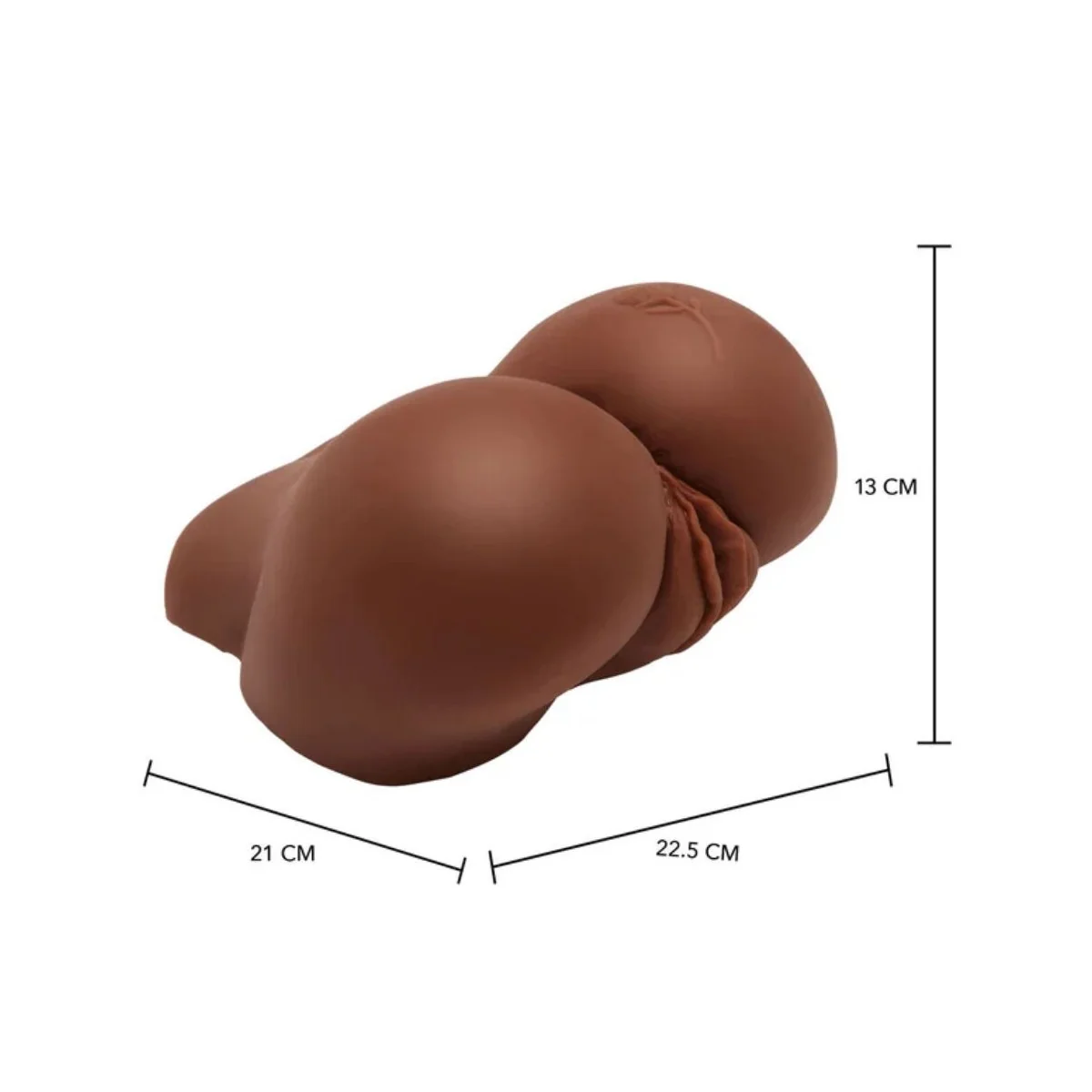 Bal Ass realistischer Masturbator mit Braunem Vibrator von Act kaufen | Fesselliebe