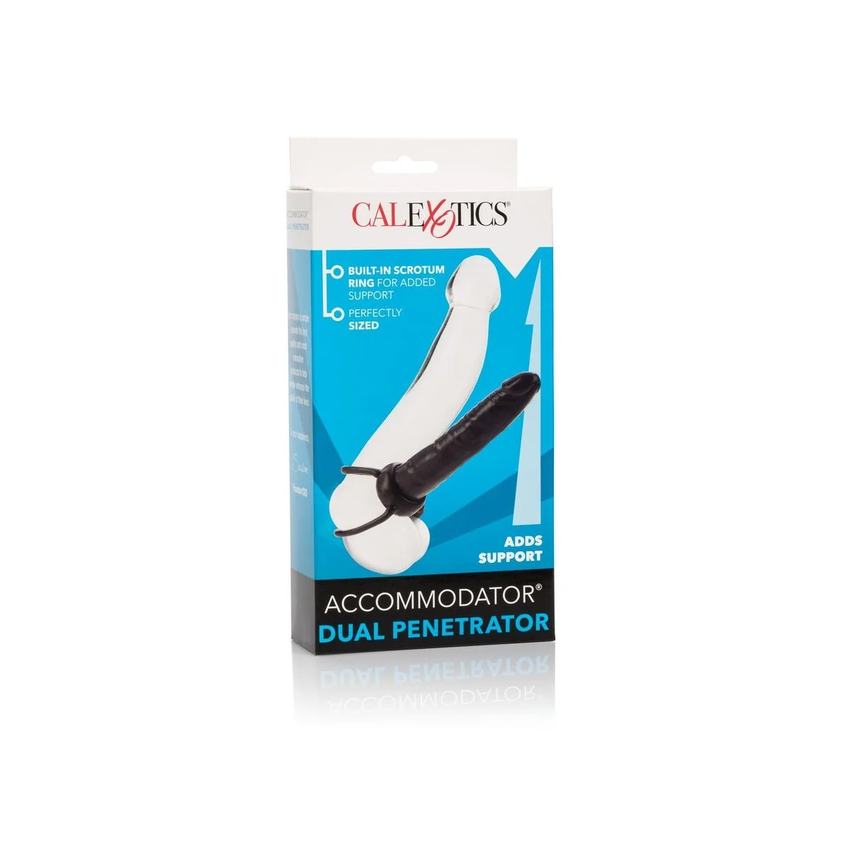 Accommodator Dual Penetrator Schwarz von Calexotics kaufen | Fesselliebe