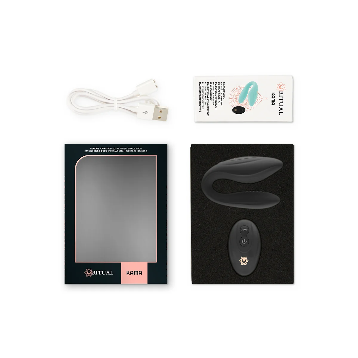 Kama mit Fernbedienung für Paare Azabache von Rithual kaufen | Fesselliebe