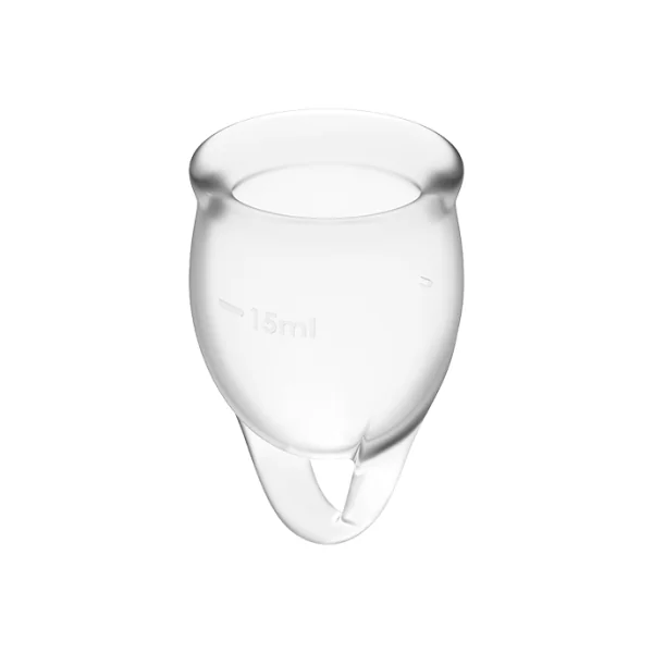 Feel Confident Menstrual Cup Clear 15 + 20 ml von Satisfyer Menstrual Cups kaufen | Fesselliebe