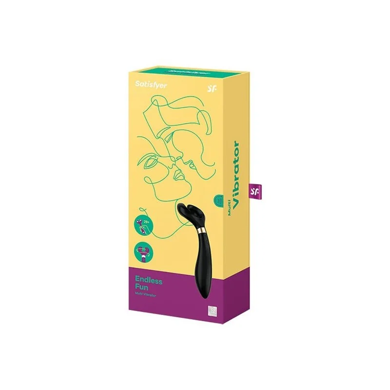 Endless Fun Multi Vibrator 3 Schwarz von Satisfyer Partner kaufen | Fesselliebe 2