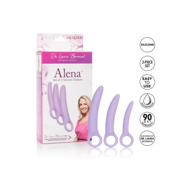 Dr. Laura Berman Alena Set mit 3 Silikon-Dilatatoren von Calexotics kaufen | Fesselliebe