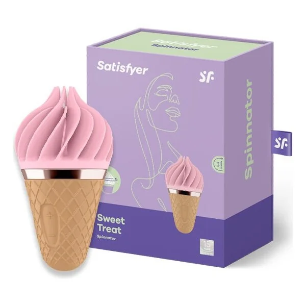 Süsses Lecker Spinnator Braun & Rosa von Satisfyer Spinnator kaufen | Fesselliebe