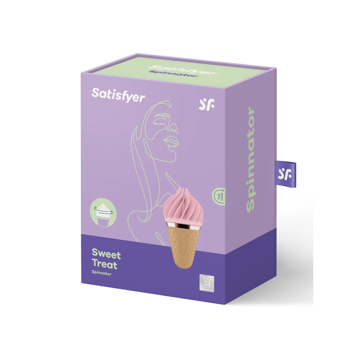 Süsses Lecker Spinnator Braun & Rosa von Satisfyer Spinnator kaufen | Fesselliebe