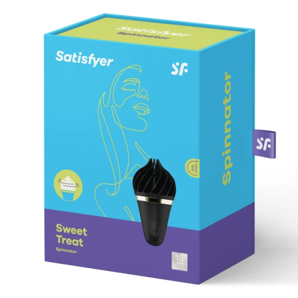Sweet Treat Spinnator Schwarz von Satisfyer Spinnator kaufen | Fesselliebe
