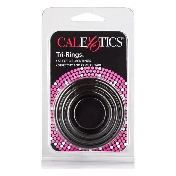 Tri-Rings Schwarz von Calexotics kaufen | Fesselliebe