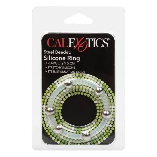 Stahlperlen-Silikonring XL von Calexotics kaufen | Fesselliebe