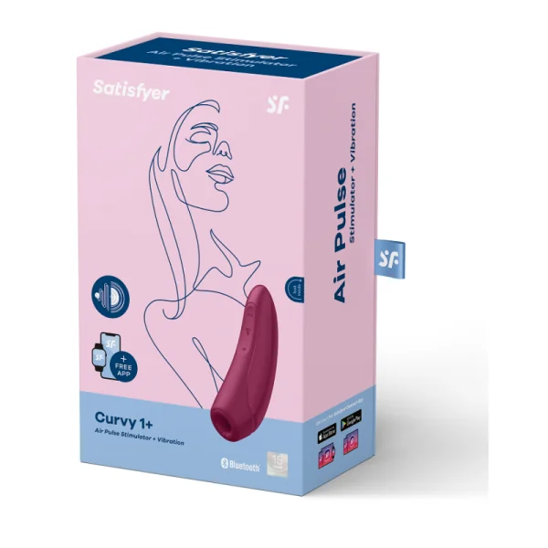 Curvy 1 + Rot Pink von Satisfyer Connect kaufen | Fesselliebe