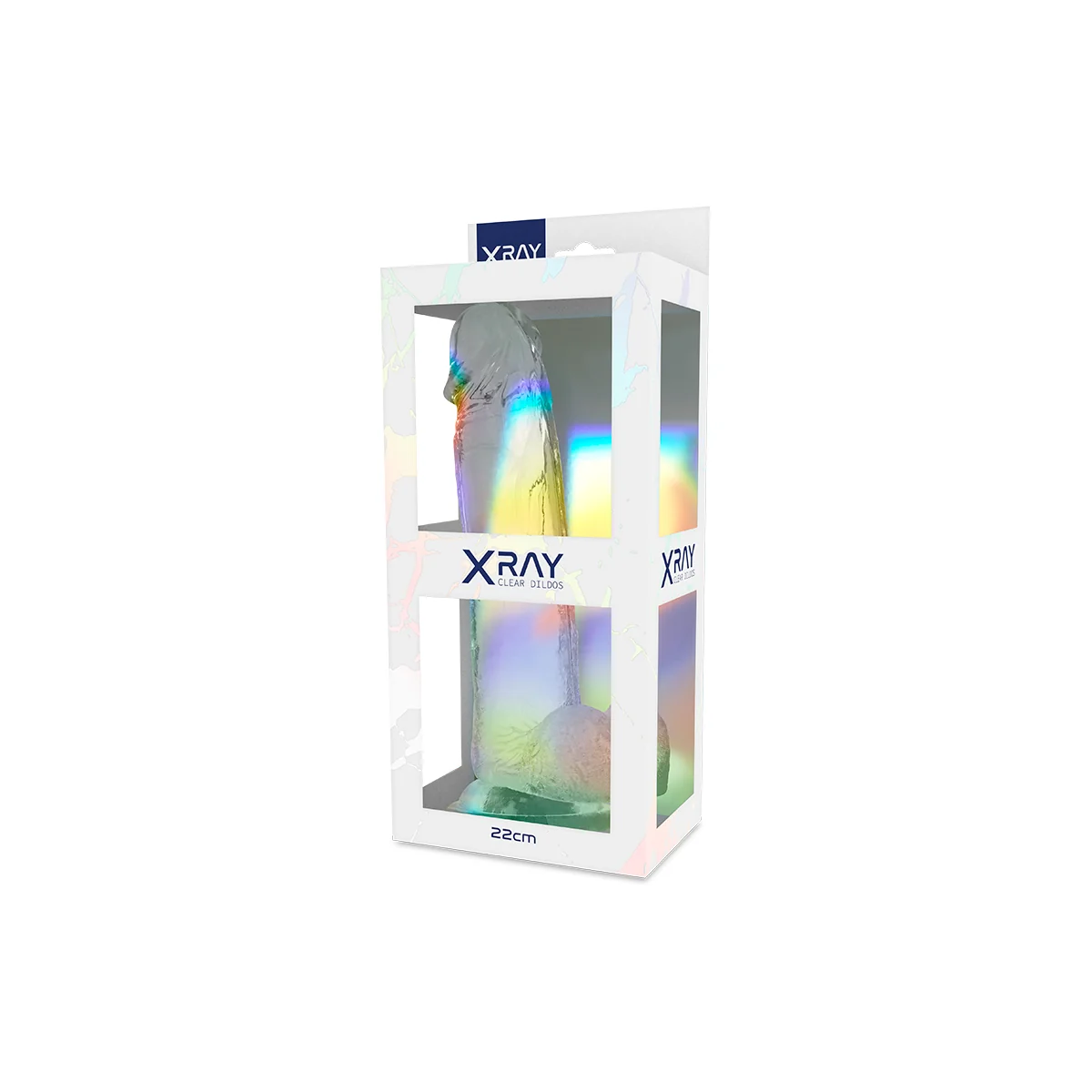 Klarer Hahn mit Eier 22 cm -O- 4.6 cm von X Ray kaufen | Fesselliebe