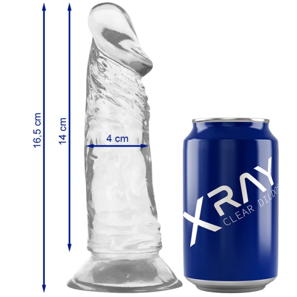 CLEAR COCK 16.5 CM X 4 CM VON X RAY