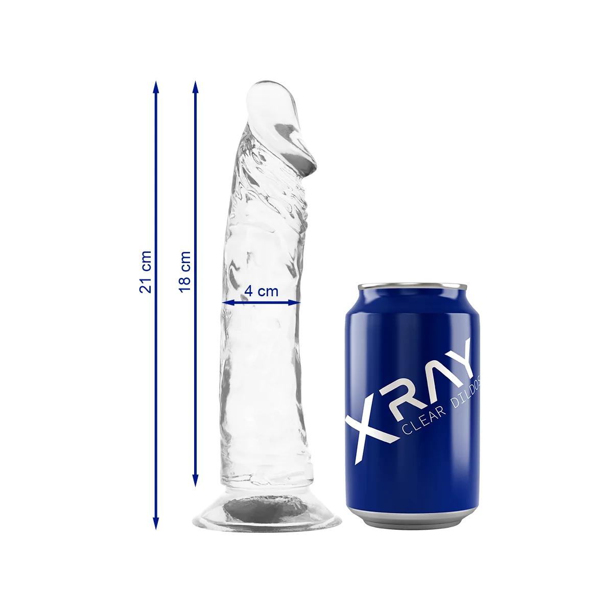 Klarer Hahn 21 cm -O- 4 cm von X Ray kaufen | Fesselliebe