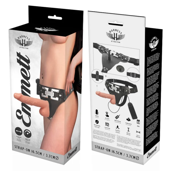 Rnes Emmett realistischer Vibrator 16.5 cm -O- 3.7 cm von Harness Attraction kaufen | Fesselliebe