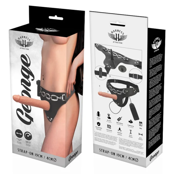 Rnes George realistischer Vibrator 19 cm -O- 4 cm von Harness Attraction kaufen | Fesselliebe