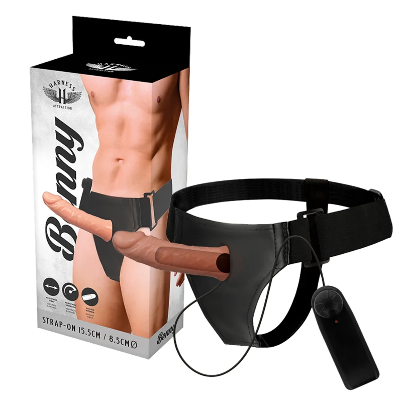 Rnes Hollow Benny mit Vibrator 15 cm -O- 4.5 cm von Harness Attraction kaufen | Fesselliebe