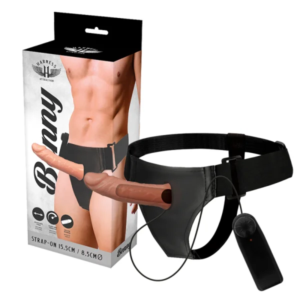 Rnes Hollow Benny mit Vibrator 15 cm -O- 4.5 cm von Harness Attraction kaufen | Fesselliebe