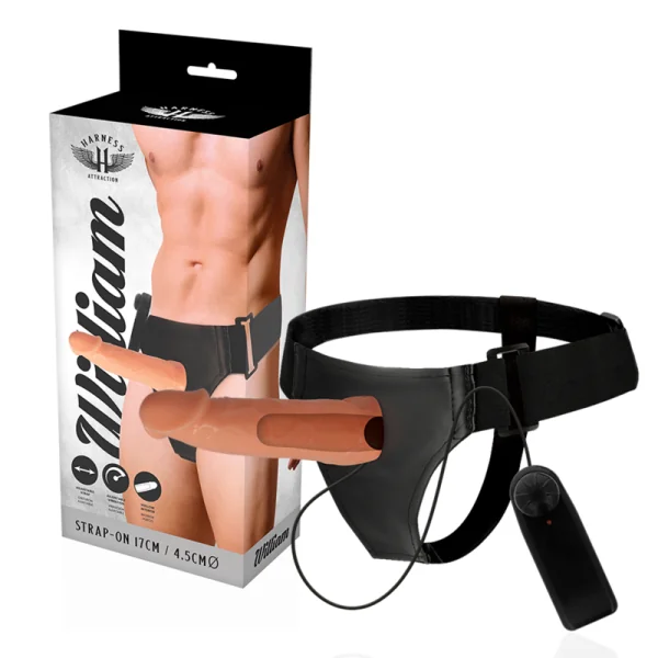 Willian Hollow Rnes mit Vibrator 17 cm -O- 4.5 cm von Harness Attraction kaufen | Fesselliebe
