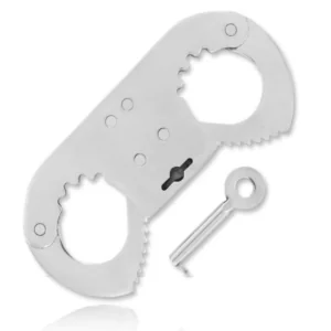 Daumenmanschette Fingerhandschellen aus Metall von Metal Hard kaufen | Fesselliebe