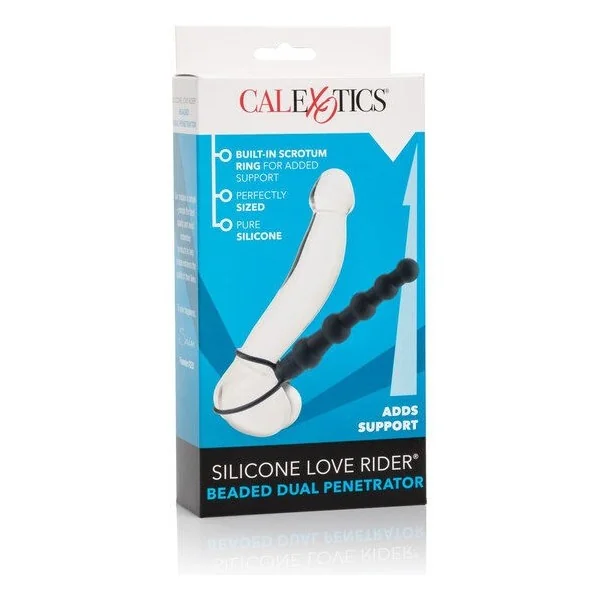 Beaded Dual Penetrator Schwarz von Calexotics kaufen | Fesselliebe