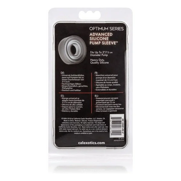 Adv Silikon-Pumpenhülse Schwarz von Calexotics kaufen | Fesselliebe