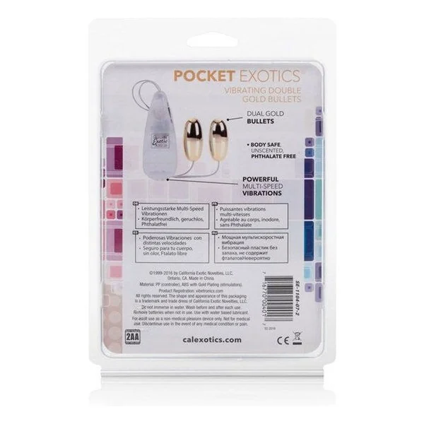 Vibrierende Kugeln Gold Duo von Calexotics kaufen | Fesselliebe