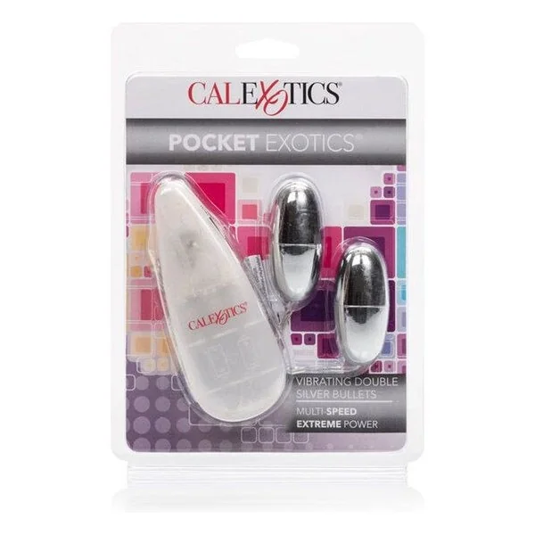 Vibrierende Kugeln Silber Duo von Calexotics kaufen | Fesselliebe