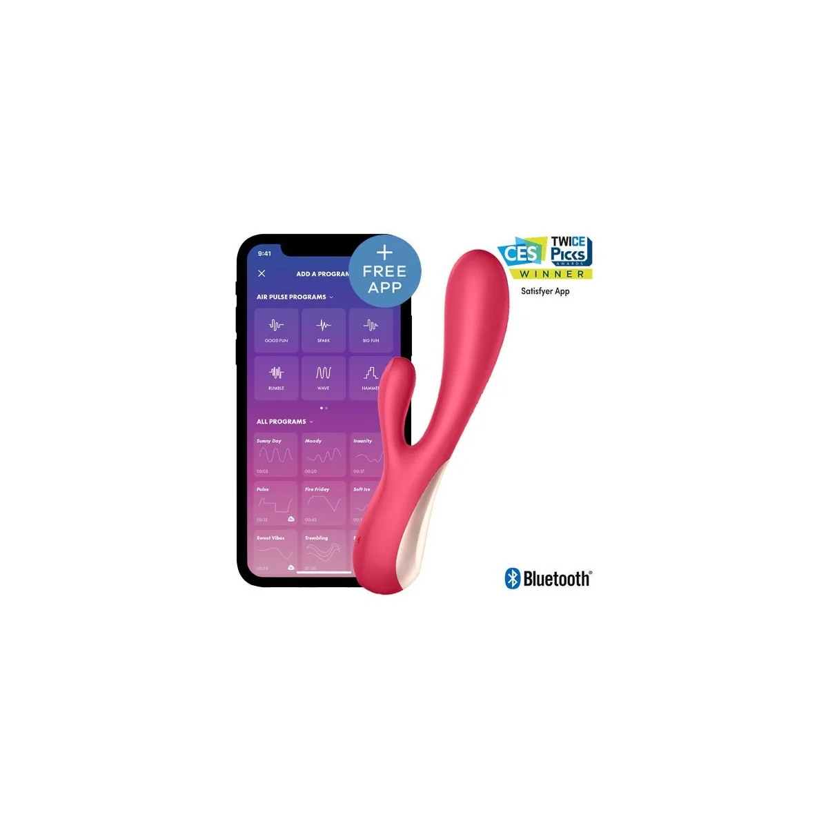 Mono Flex Rot mit App von Satisfyer Connect kaufen | Fesselliebe