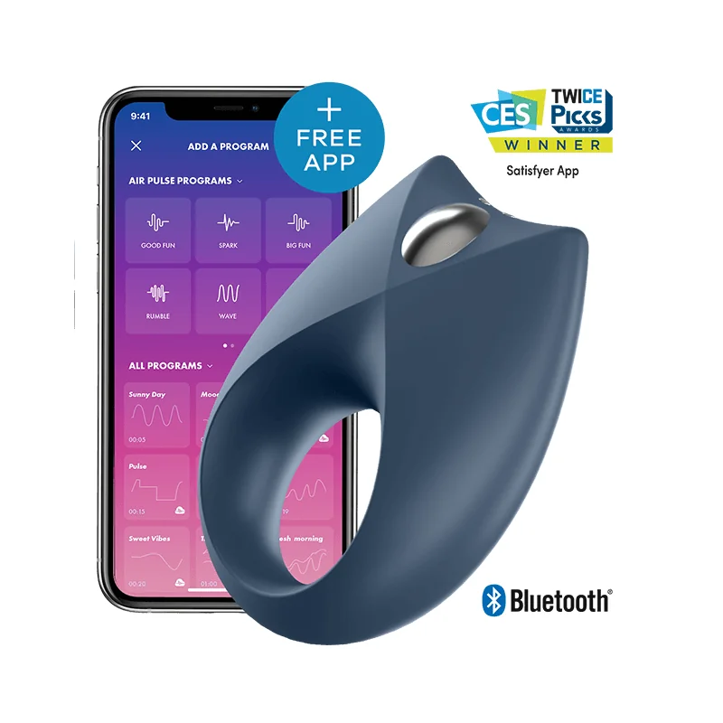 Leistungsstarke Royal One Vibrator Ring App von Satisfyer Connect kaufen | Fesselliebe
