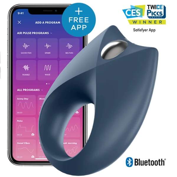 Leistungsstarke Royal One Vibrator Ring App von Satisfyer Connect kaufen | Fesselliebe