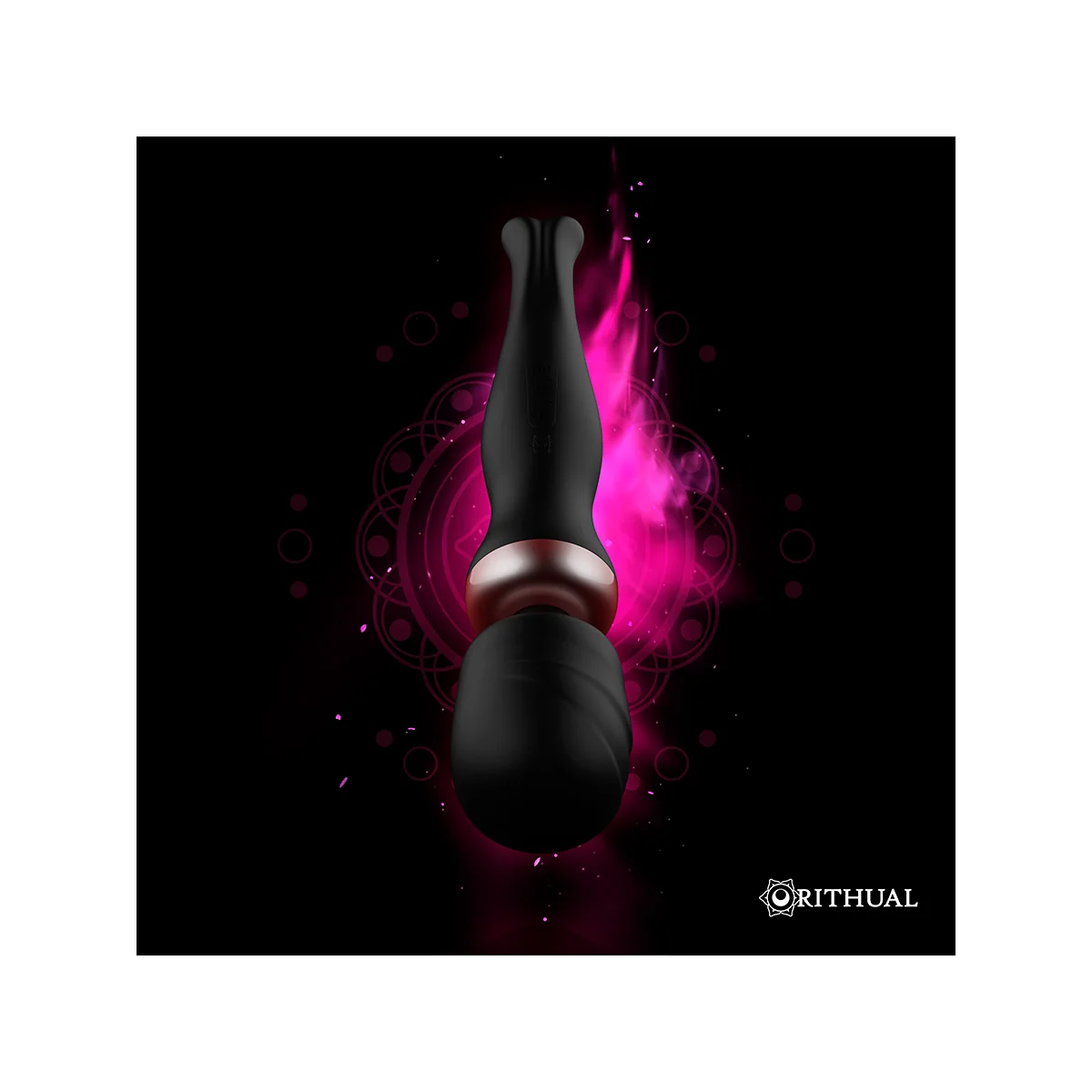 Leistungsstarker wiederaufladbarer Akasha - Wand 2.0 Schwarz von Rithual kaufen | Fesselliebe