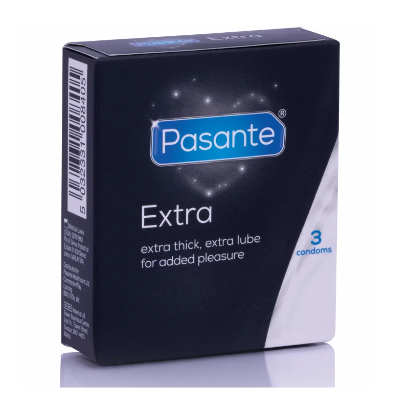 Extra-Kondom Extra Dick 3 Stück von Pasante kaufen | Fesselliebe