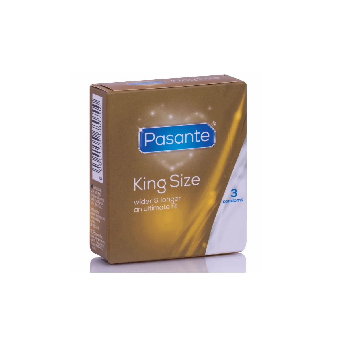 Kondome King Size 3 Stück von Pasante kaufen | Fesselliebe