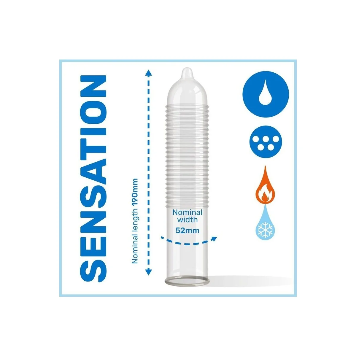 Climax 6 Heat Effect + 6 Cool Effect / 12 Stück von Pasante kaufen | Fesselliebe