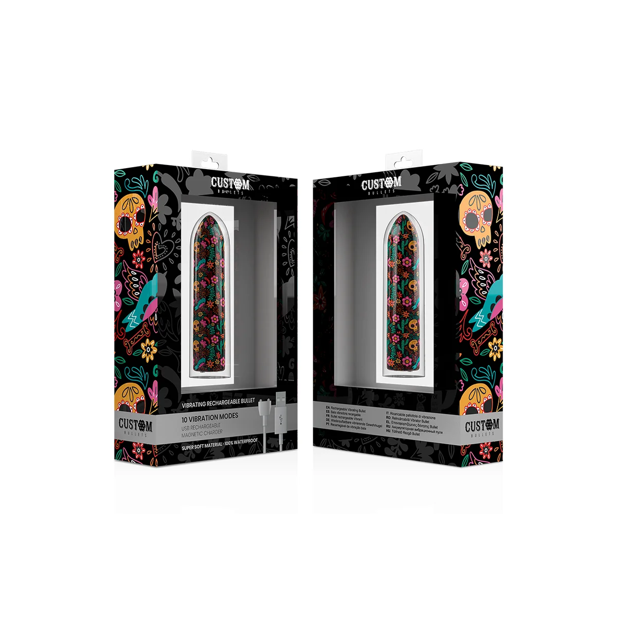 Floral Rechargeable Bullet 10 Intensities von Custom Bullets kaufen | Fesselliebe