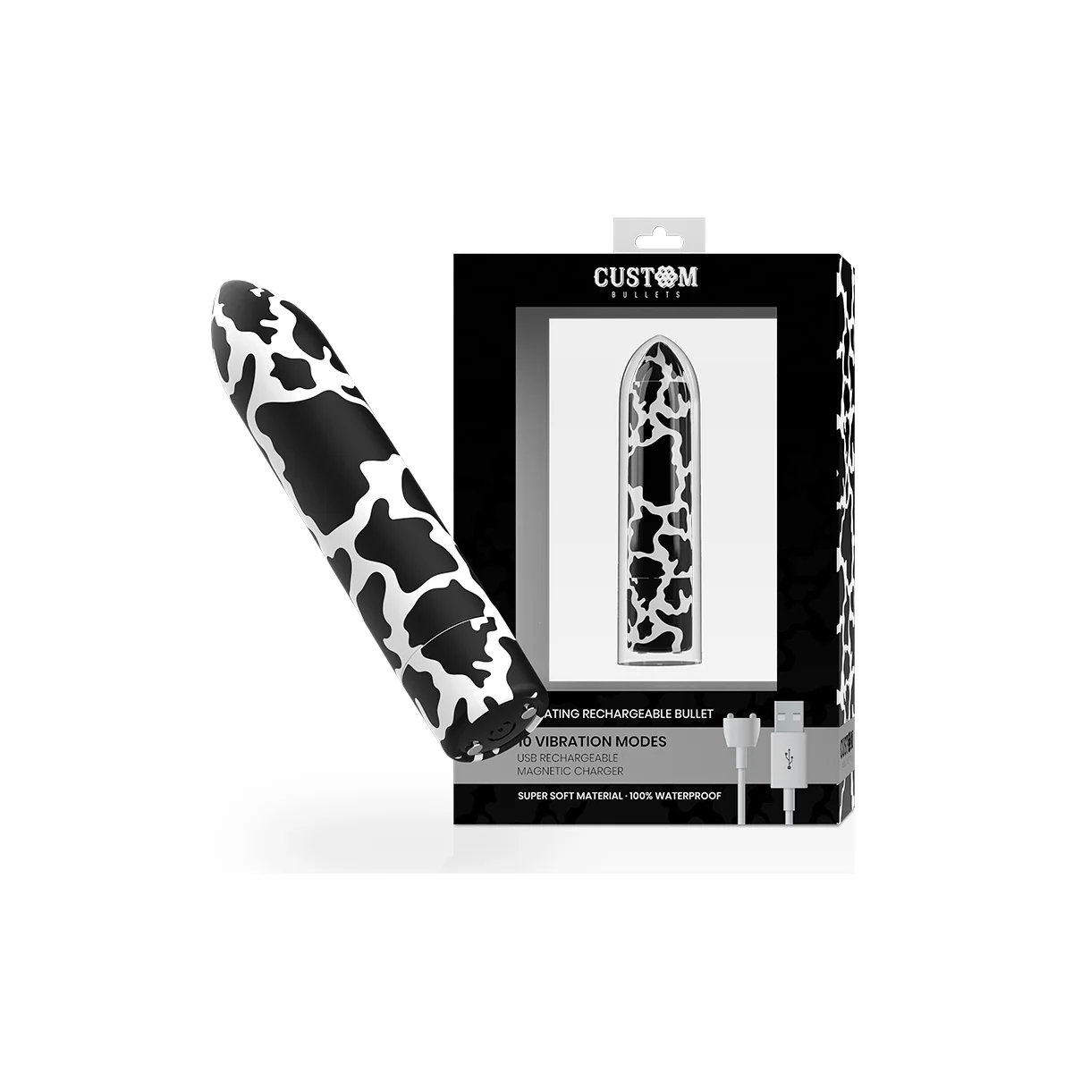 Aufladbare Bullet Cow 10 Intensitäten von Custom Bullets kaufen | Fesselliebe