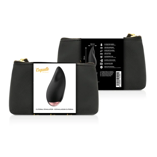 Klitorialstimulator Schwarz / Gold von Coquette Toys kaufen | Fesselliebe