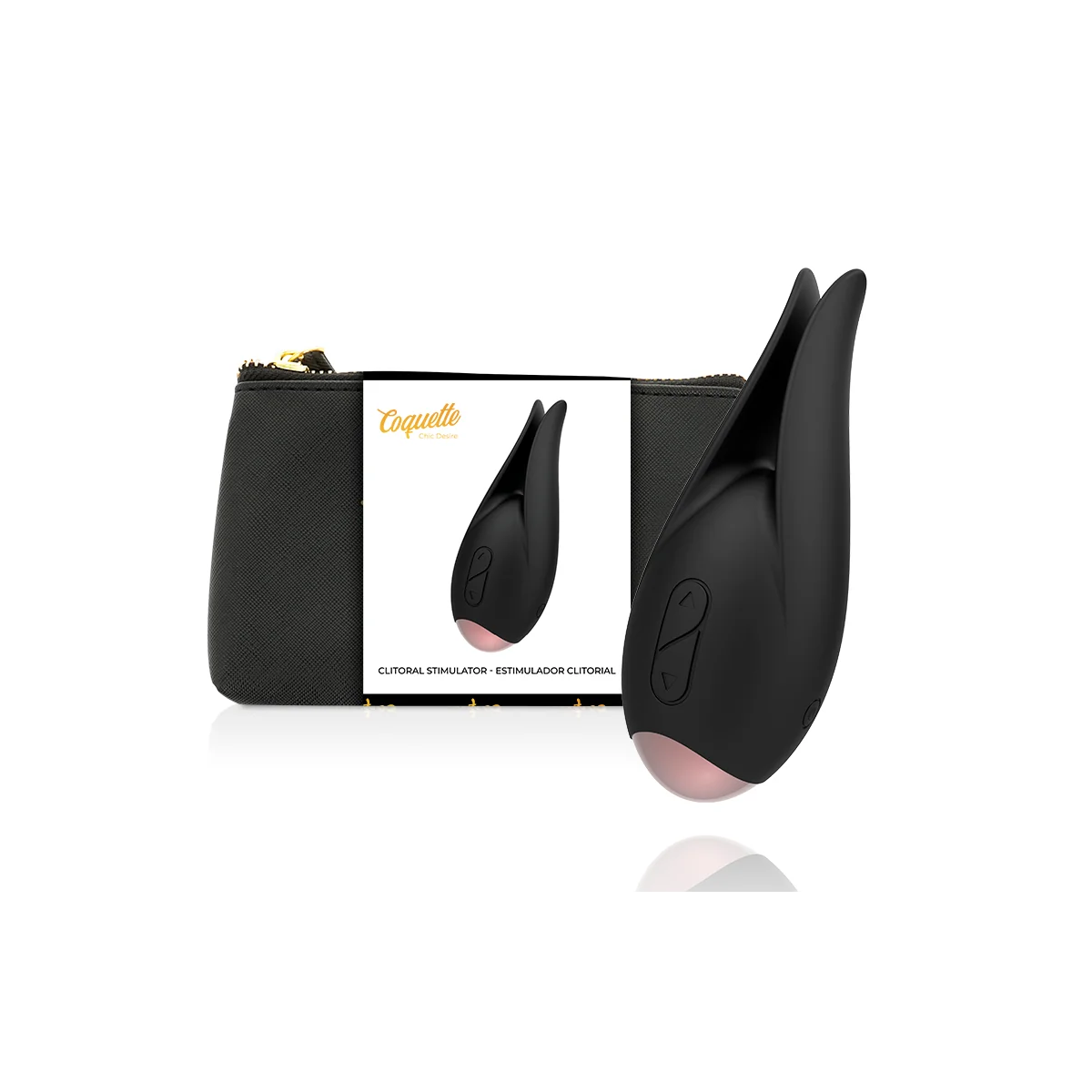 Klitorialstimulator Schwarz / Gold von Coquette Toys kaufen | Fesselliebe