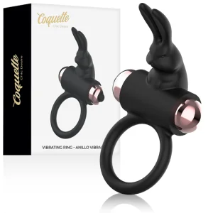 Cockring mit Vibrator Schwarz/ Gold von Coquette Toys kaufen | Fesselliebe