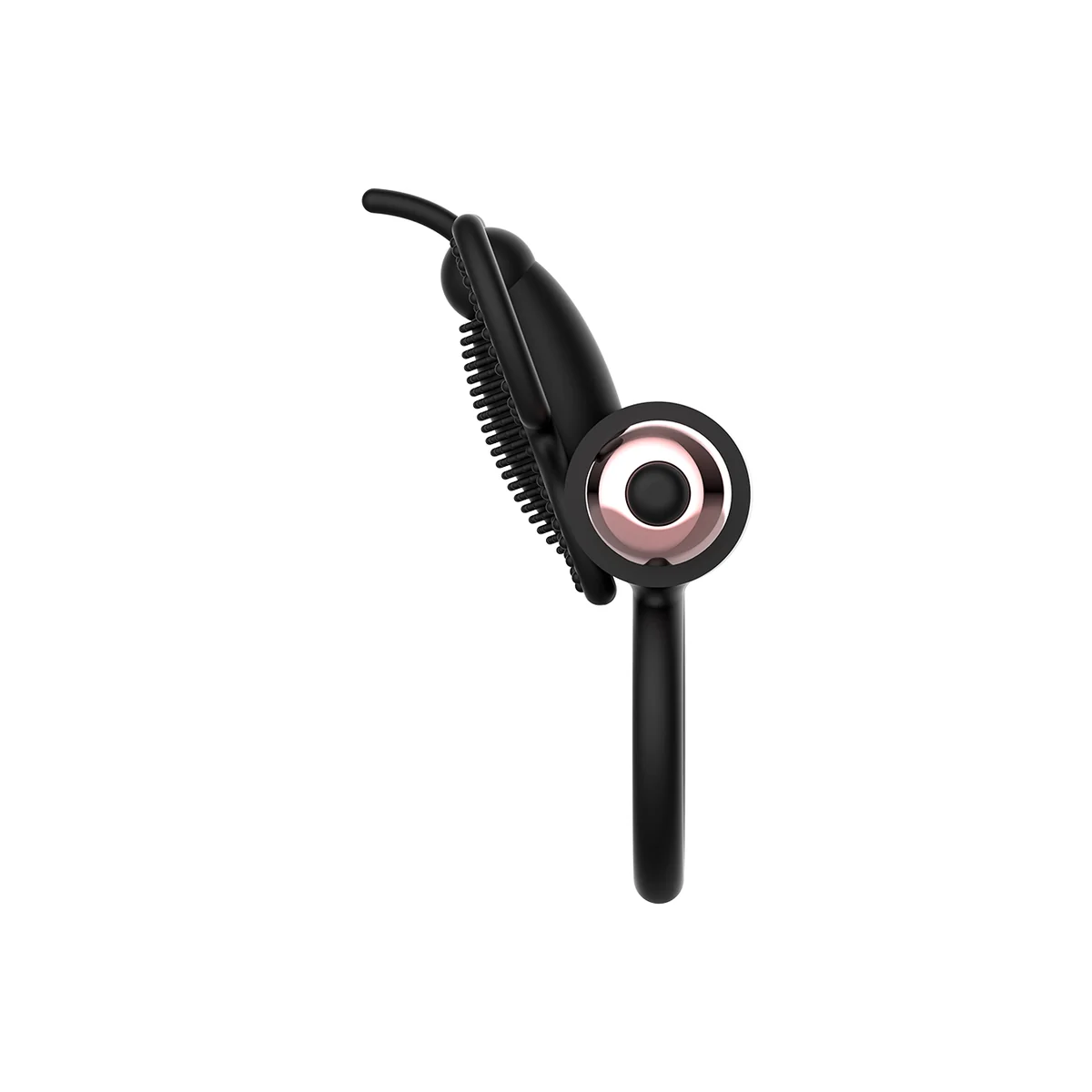 Cockring Schmetterling mit Vibrator Schwarz/ Gold von Coquette Toys kaufen | Fesselliebe
