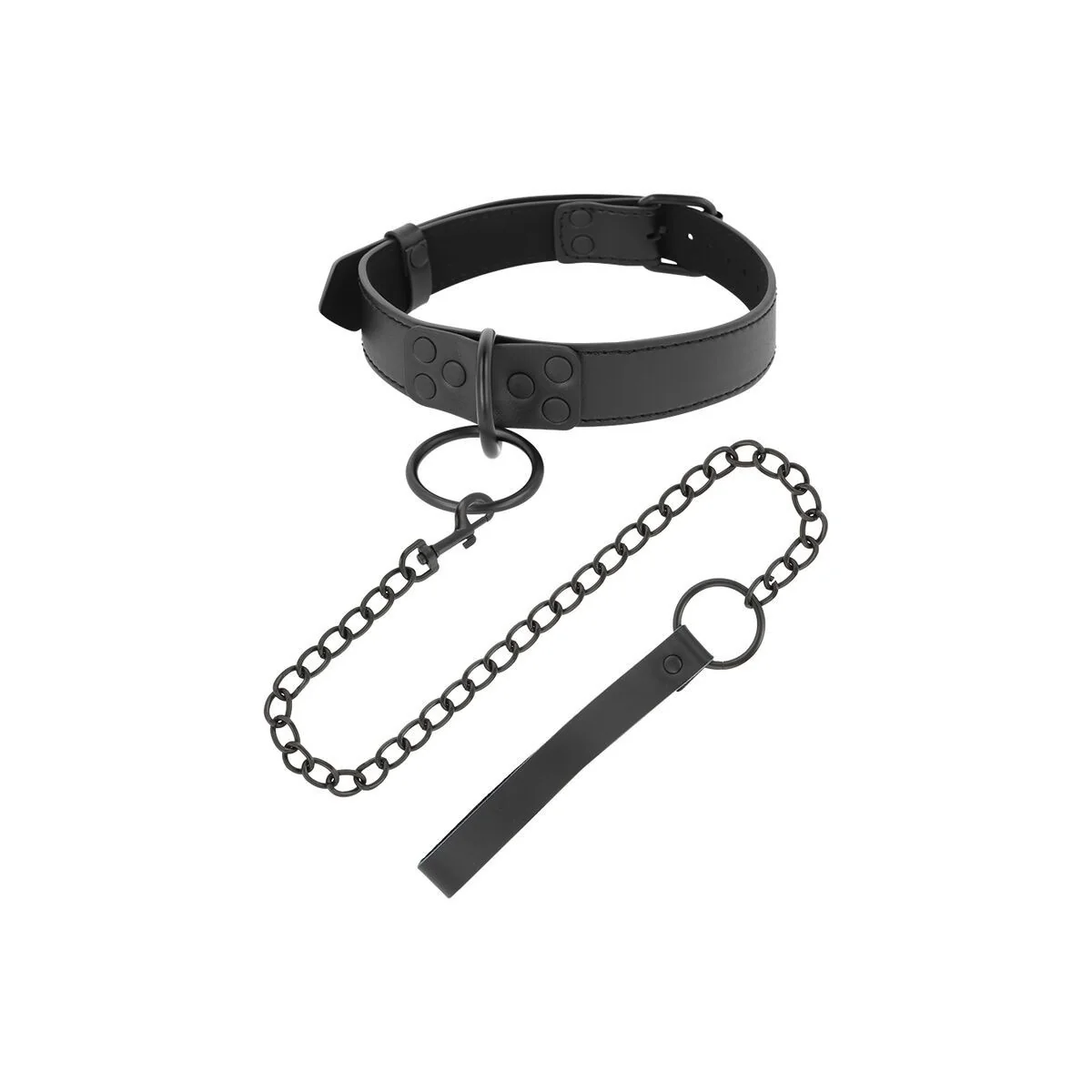 Schwarze Halskette mit Kette von Darkness Bondage kaufen | Fesselliebe