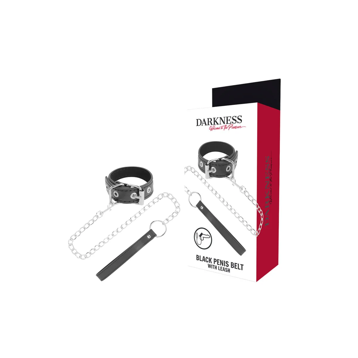 Penisring mit Riemen von Darkness Bondage kaufen | Fesselliebe