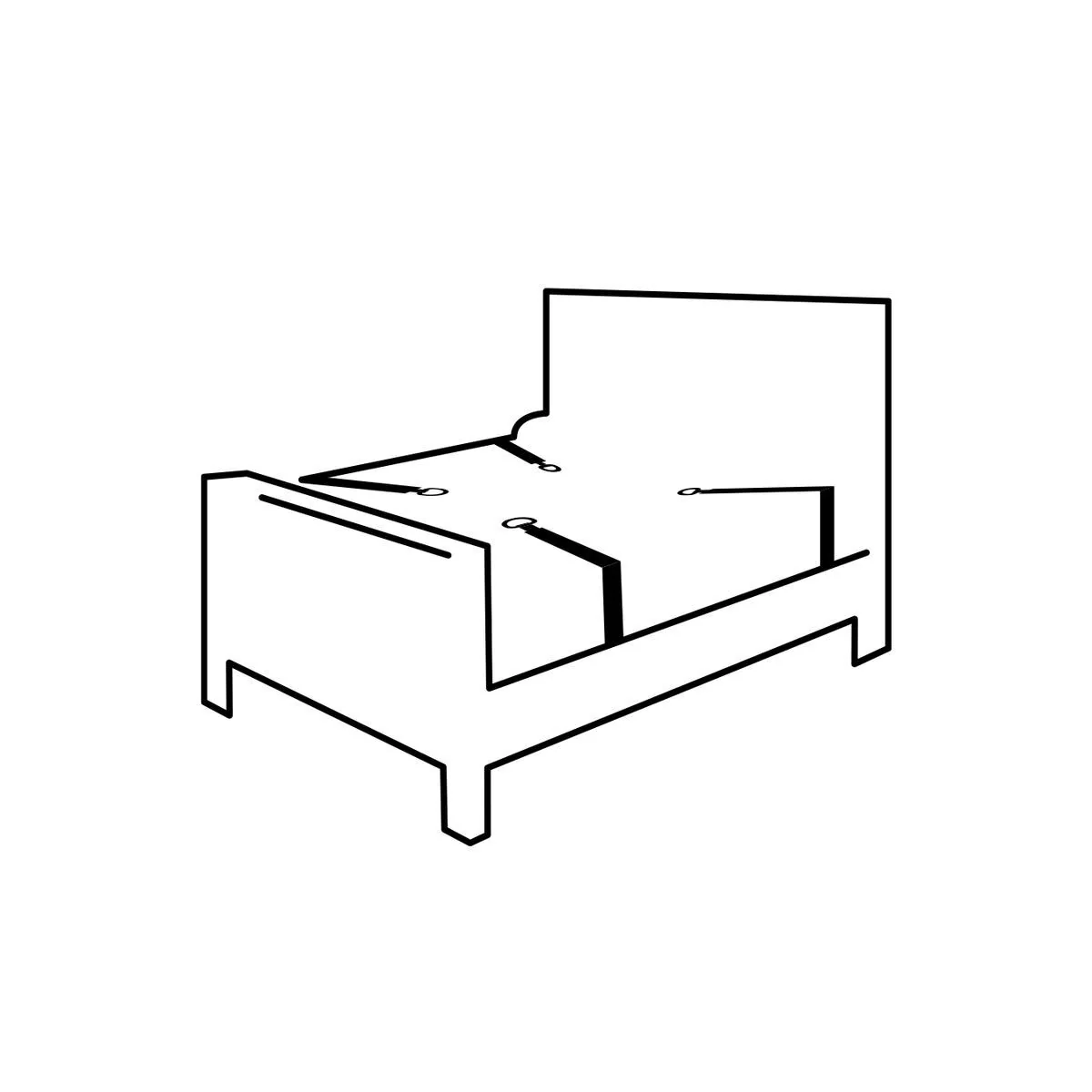 Bettband-Set von Darkness Bondage kaufen | Fesselliebe