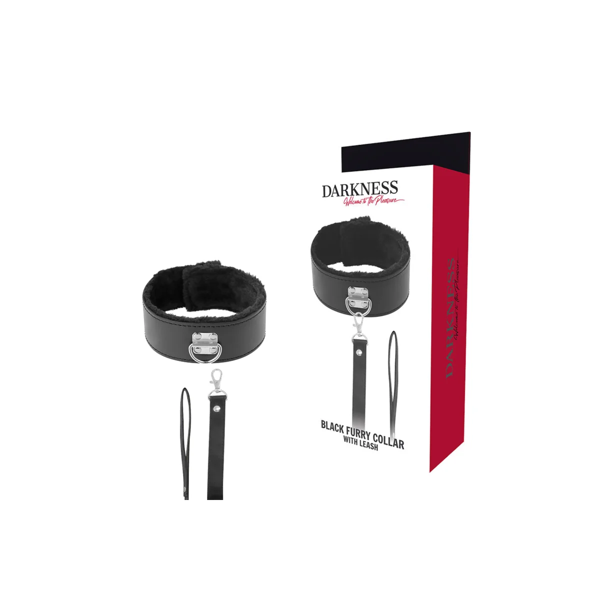 Gefütterte Halskette mit Titankette von Darkness Bondage kaufen | Fesselliebe