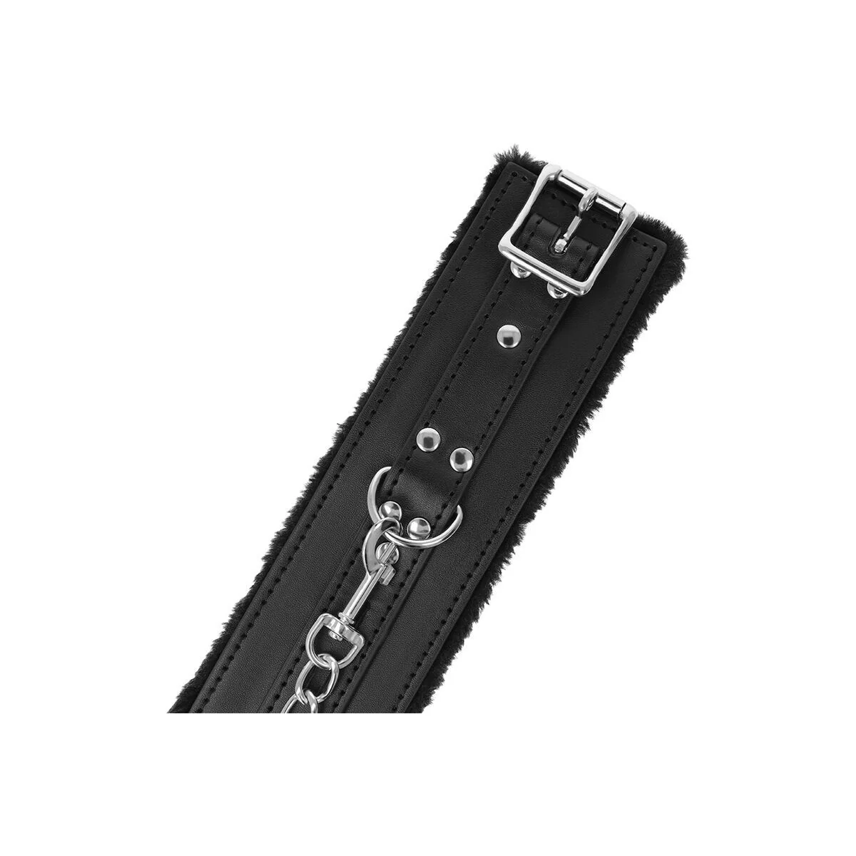 Schwarz Gefütterte Bdsm-Handschellen von Darkness Bondage kaufen | Fesselliebe